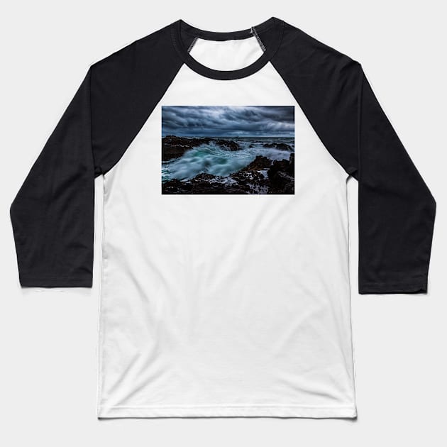 Cook's Chasm Baseball T-Shirt by JeffreySchwartz